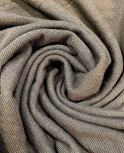 Трикотаж рубчик меланж коричневый Трикотаж рубчик меланж коричневый